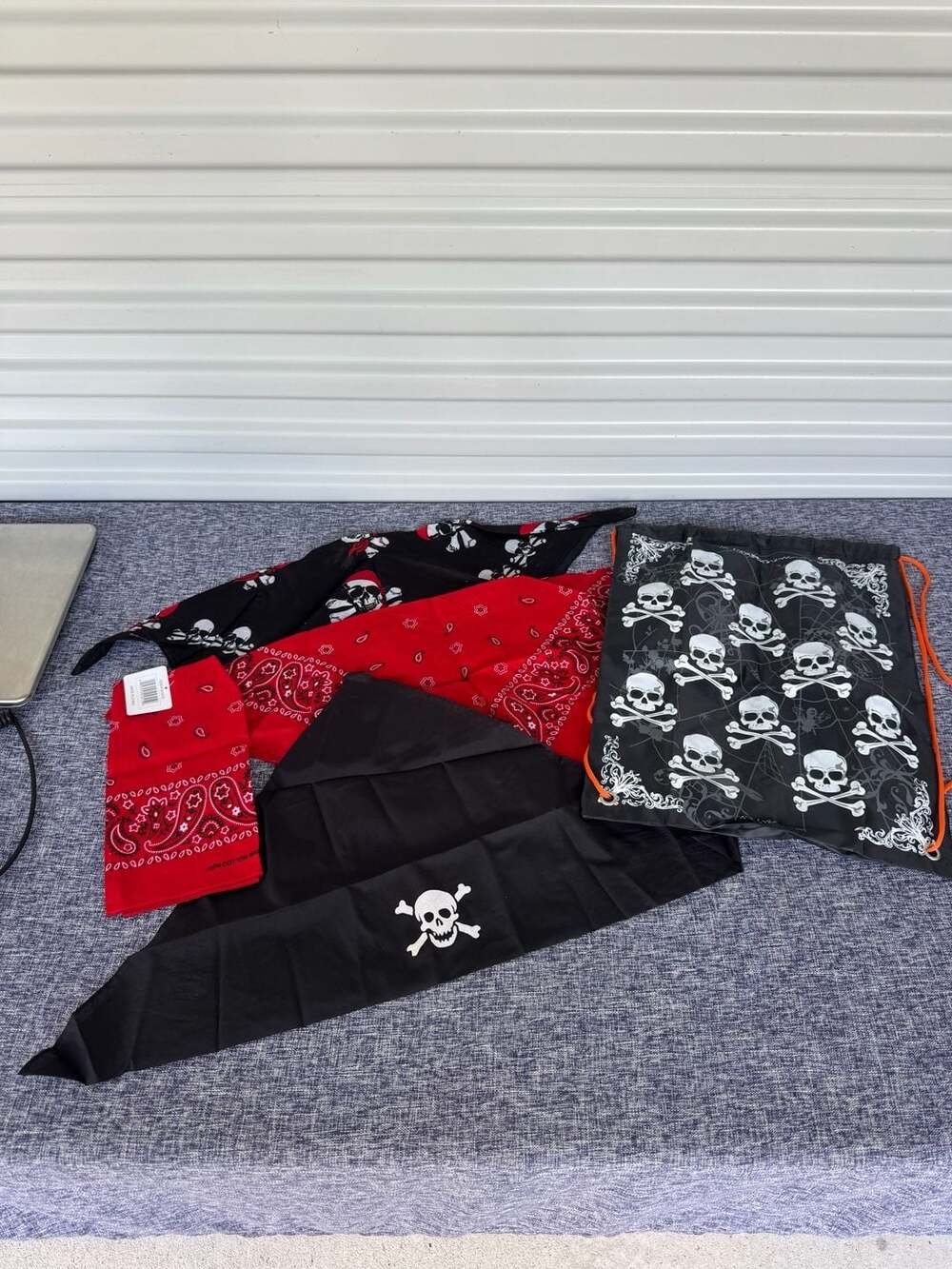 Bundle Pirate Bandana Set Pirate Drawstring Bag